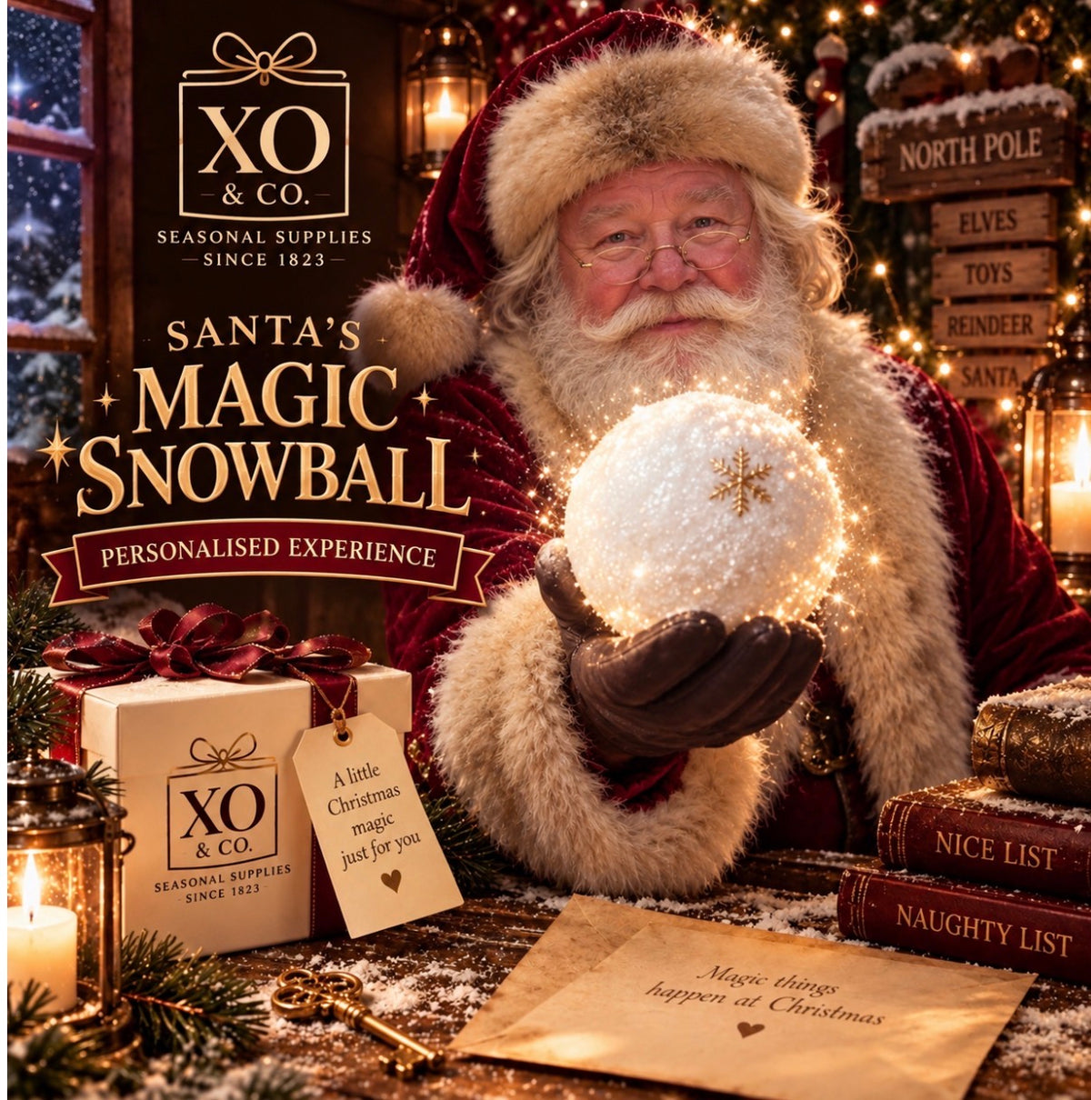 Santa's Magic Snowball